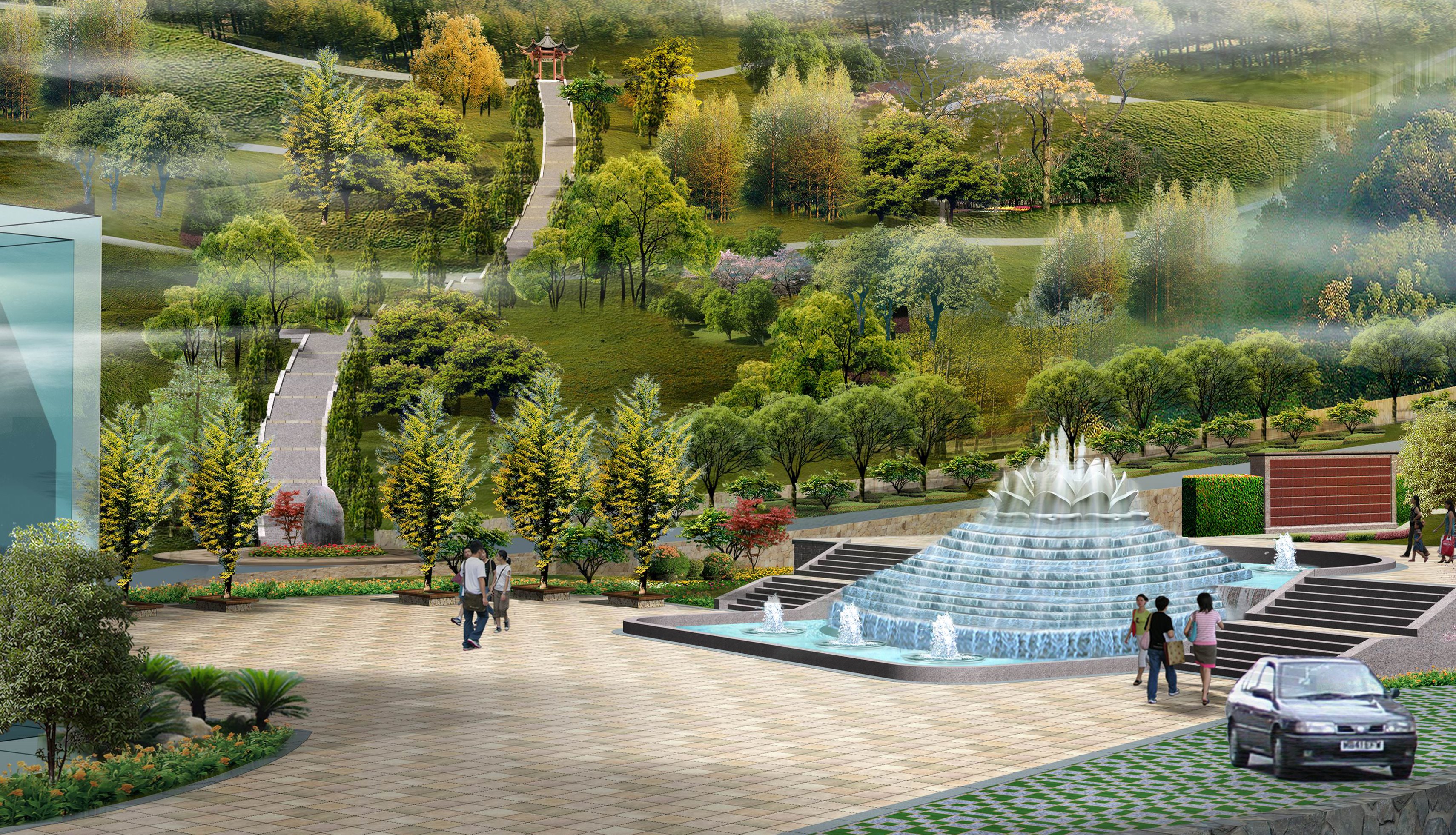 沈家门新塘弄塘湾公墓：融合文化，，，，，，，焕新墓园